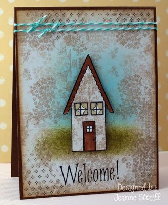Welcome!
I Paper Pieced the house with papers from Basic Grey. I sponged the grass and sky with Ranger Distress inks.
Keywords: houses4fun