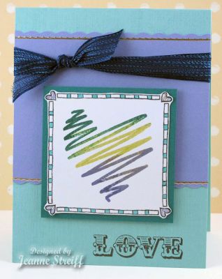 Love
I used 3 colors of ink on the sketchy heart and blended with a sponge before stamping.

All papers are from the December Posh Papers kit from Discount Cardstock. 
Keywords: hearts2love