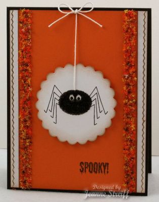 Spooky!
I used Ultra Fine Black Flower Soft on the spider and Autumn Flower soft for the borders.
Keywords: spooky2scare, Flower Soft