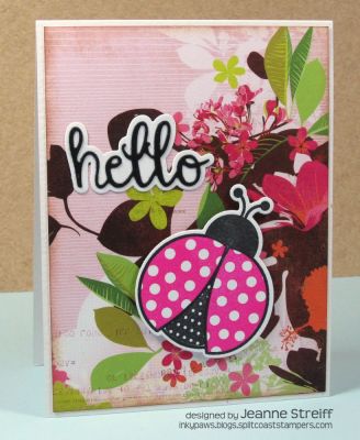 *Ladybug Hello
Keywords: ladybugs2love Hello dies