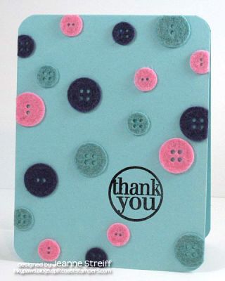 Thank You 
Keywords: Mini Button Dies words4circles felt