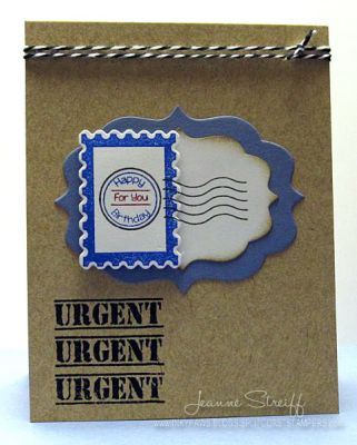 *Urgent
I used Postmark2stamp, postage2stamp and Sizzix Framelits Labels #4 for my card.
Keywords: postage2stamp, Sizzix Framelits Labels #4
