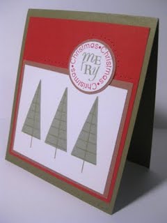 Christmas Card
Another card made using this months stamp set.  I love the versatility of the stamp set.  

YOu can see details on my blog at kristinscraftcorner.blogspot.com
