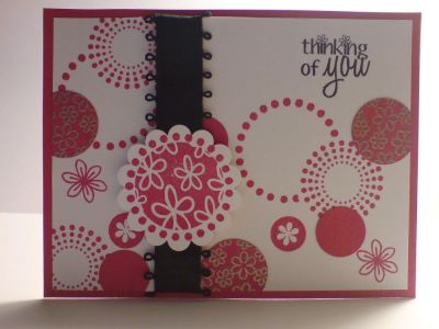 Thinking Of You
This is my first card using the new Back2Basics stamps set.  I received it yesterday in the mail and couldn’t wait to use it.
Keywords: Back2Basics