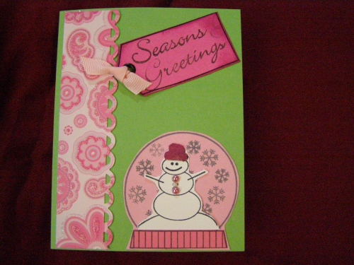 Snow Globe Card
