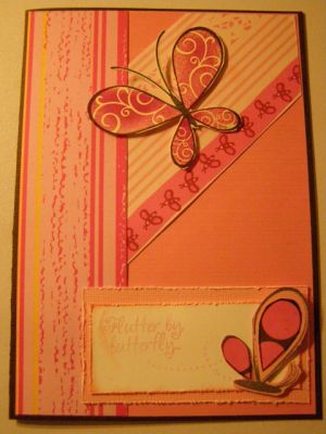 Butterfly card
