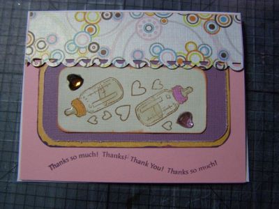 Baby Thank you cards for a friend expecting twins

