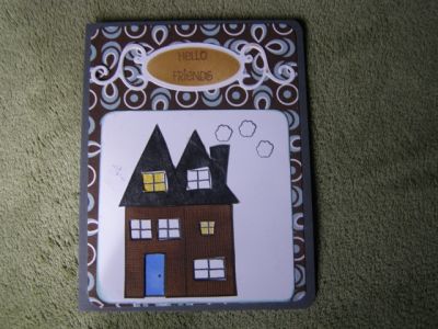 Hello friends card
I had a lot of fun paper piecing this house. TFL!!
