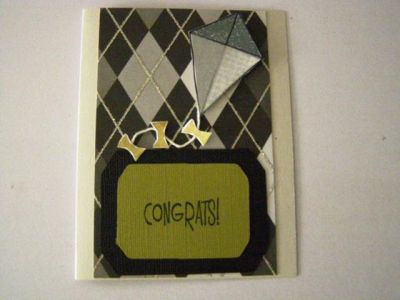 A congrats card
