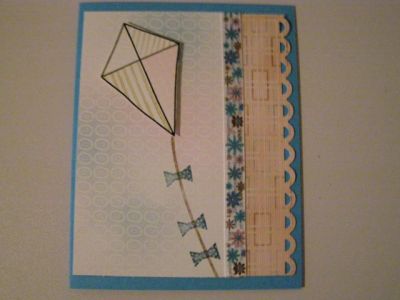 A pastel kite card
