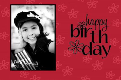 V Bday
I used the 'digital stamps' in Photoshop and a photo taken by Stephanie (Pint Sized Portraits) to create this card.
Keywords: digital