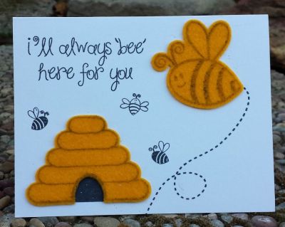 Bee Here for You
I love the felt!
