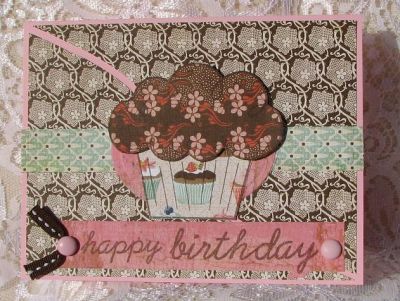 Cupcake Birthday
Loved doing paper piecing on this one! 
