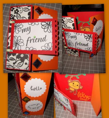 My Friend
I wanted to share a card I made for a Fiskateer card Lift..I also used the Flower 2 Doodle 
Keywords: youare2kind