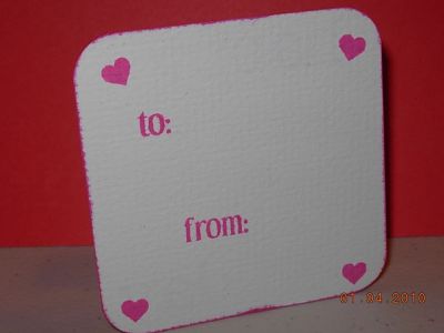 3x3 Valentine Card Back
