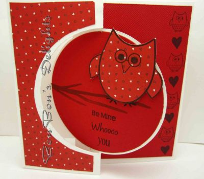Owl Valentine
Sizzix Circle Flip It

