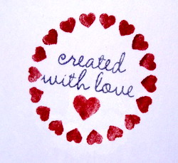 created with love
the signature on back of Kaitlan's anniversary card
Keywords: stamped4you