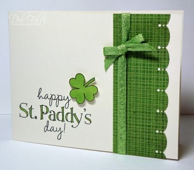 Happy St. Paddy's
A simple shamrock card!
Keywords: shamrocks4us
