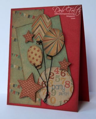 How OLD?
A fun birthday card using rustic designer papers.
