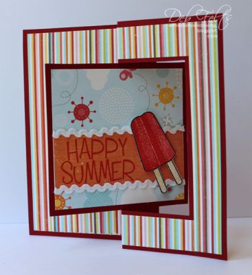 Happy Summer!
A "flip-flop" card for Summer!
