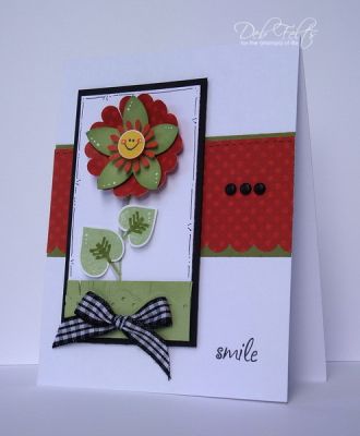 Feelin' Punchy?  Smile!
For our May design team challenge, to use punches in our project.  
Keywords: TSOLD11