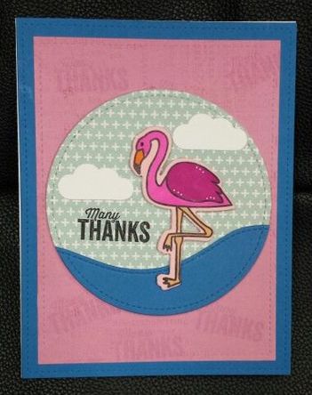 Flamingo Card

