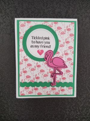 Flamingo Friend Card
Keywords: Flamingo