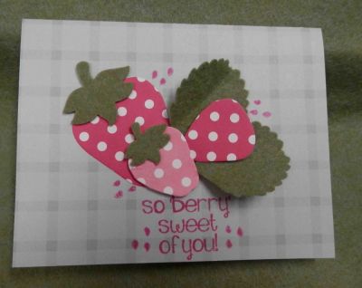 Die Cut Strawberries 2
