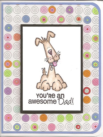 Father's Day
I love the sentiments in the all4Dads special release set. Here I've used one on the front of a card, and the larger "Happy Father's Day" as the inside sentiment.
Keywords: all4dads