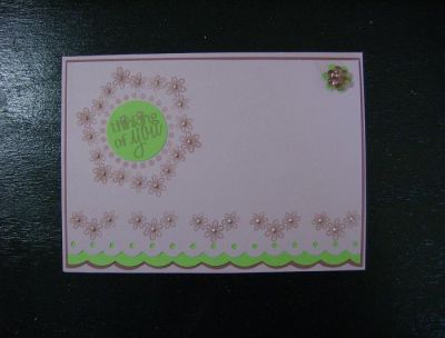 Thinking of You TSOLC02
The stamps used here are all from the Back2Basics set. I highlighted each stamped flower center with a drop of Liquid Pearls for some dimension. www.3GenerationScrappers.blogspot.com 
