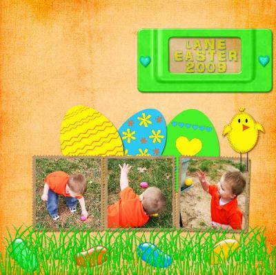 Lane_Easter 2009
12x12 SB layout using Eggs4Easter
Done with PS CS4

Keywords: Eggs4Easter, Easter, Egg, Scrapbook, digital scrapbook, Chick, photoshop,
