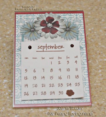 Acrylic Frame desktop calendar
Calendar2Build stamps
Family Time digi kit by Penny Springmann at My Digital Stash
CTMH chocolate ink
4x6 acrylic photo frame
