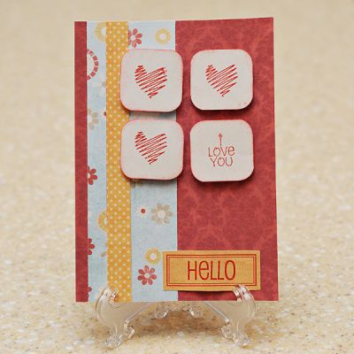 Hello I love you hybrid card
paper from Blink of an Eye digital kit by Traci Reed and Kristin Cronin-Barrow
Adorable card set by Shawna Clingerman
hearts from the hearts2love set
Keywords: labels2use hearts2love