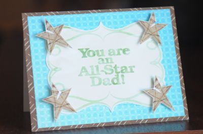 All-Star Dad
Hybrid card - papers are Boyish Charm by Studio mgl Scraps.
