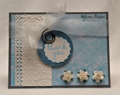 Blue thank you
