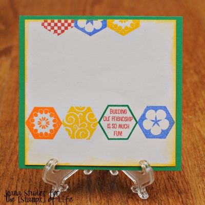 Building Friendship
Hexagons2Love
Ink Pads Sets 1 and 2
