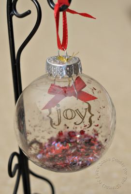 {JOY} ornament
