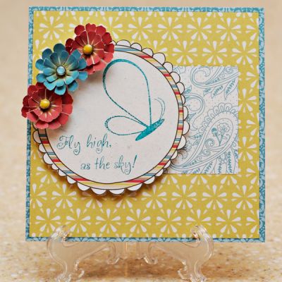 Butterfly Card
Make it Count digital scrapbook kit by Kristin Cronin-Barrow and Lauren Grier at Sweet Shoppe Designs
