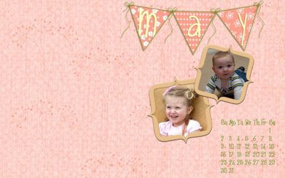 May desktop
This desktop is 1280 x 800 and you can download your very own copy in a .png file so you can add your own pictures! It's under the Freebies section.
