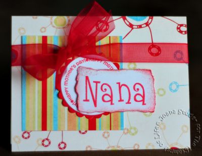 Happy Mother's Day Nana
hybrid card using funky4lowabc, All4Moms circle, and Melissa Bennett's Alphabet Soup digital kit.

Ink & ribbon is CTMH. Circles are Nestabilities.
