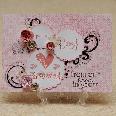 Peace Joy Love card
