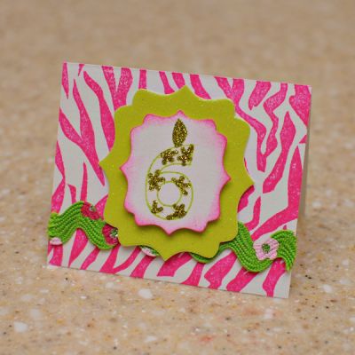 Happy 6th Birthday!
Also uses fancy label Framelets and Numbers4Cake
