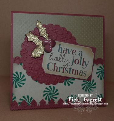 Krafy Candy
Keywords: candy2share, Holly4Christmas Sizzix Scalloped Circle Framelits