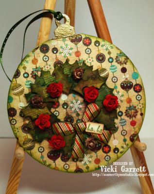 ho ho wreath!
a fun Christmas Ornament made with the wreath4us set
Keywords: wreath4us Ornament