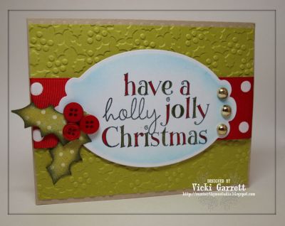 Getting Jolly With Holly
I TOTALLY LOVE this set!
Keywords: Holly4Christmas Vicki