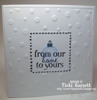 White Christmas
A quick and subtle design on pre embossed cards
Keywords: Holly4Christmas Vicki Garrett