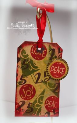Peace Tag
I used the Numbers2stamp set in conjunction with the latest Christmas set trees4christmas
Keywords: trees4Christmas numbers2stamp