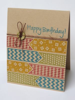 *Birthday Banner puzzle
The banners fit together to create a fun background!
