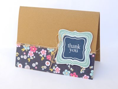 *floral thank you
sweet and simple and easy to mass produce for gifts!! :)
