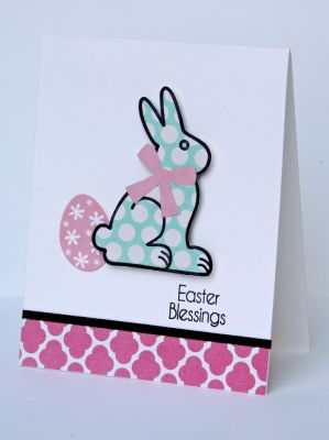 *Easter Blessings
I just can't help but love this polka-dotted bunny!!!! :)
